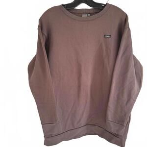 ORAKI Long Sleeve Sweatshirt in Brown - Size L/XL- Unisex